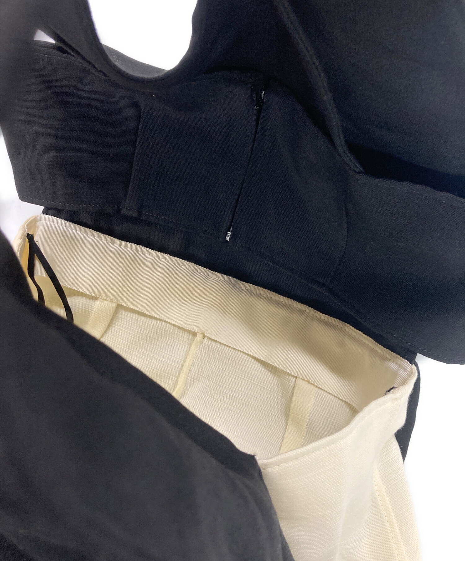 中古・古着通販】VALENTINO (ヴァレンティノ) バイカラードレス