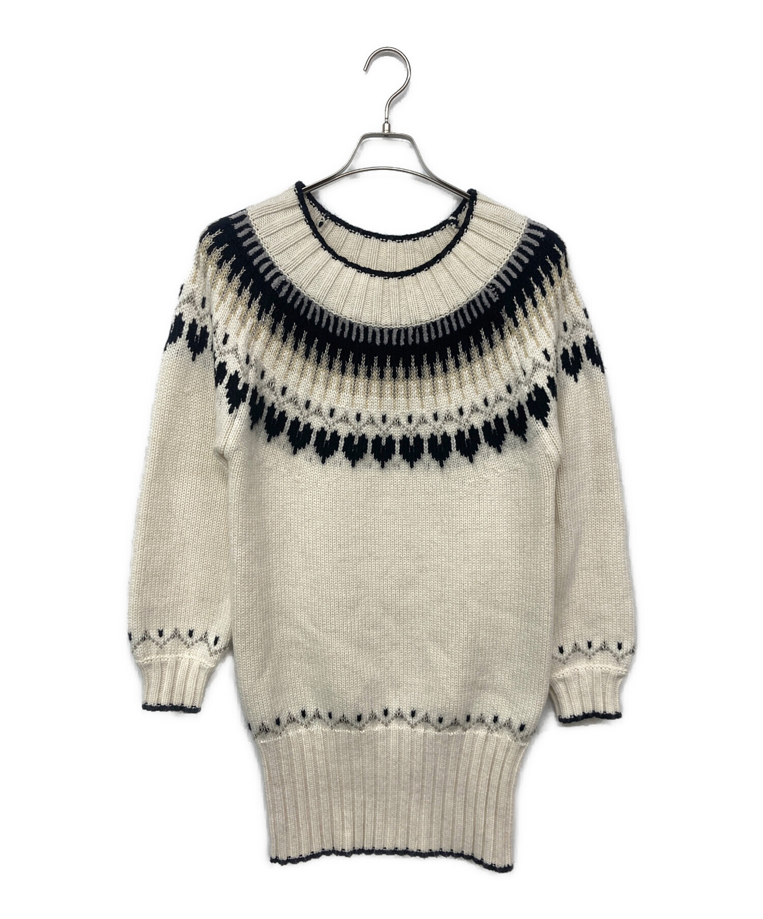中古・古着通販】Her lip to (ハーリップトゥ) Heart Fair Isle Knit