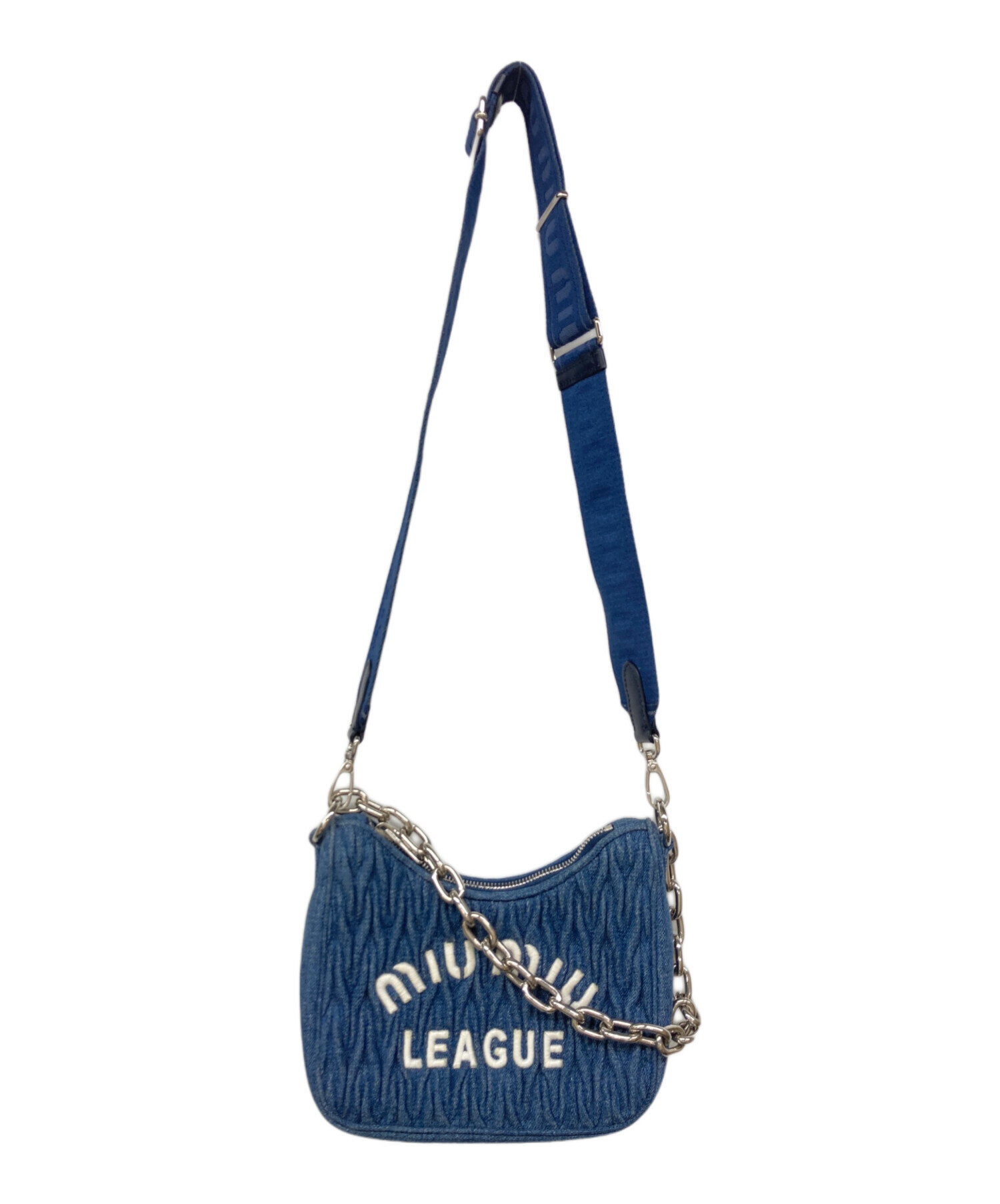 中古・古着通販】MIU MIU (ミュウミュウ) デニムマテラッセショルダー