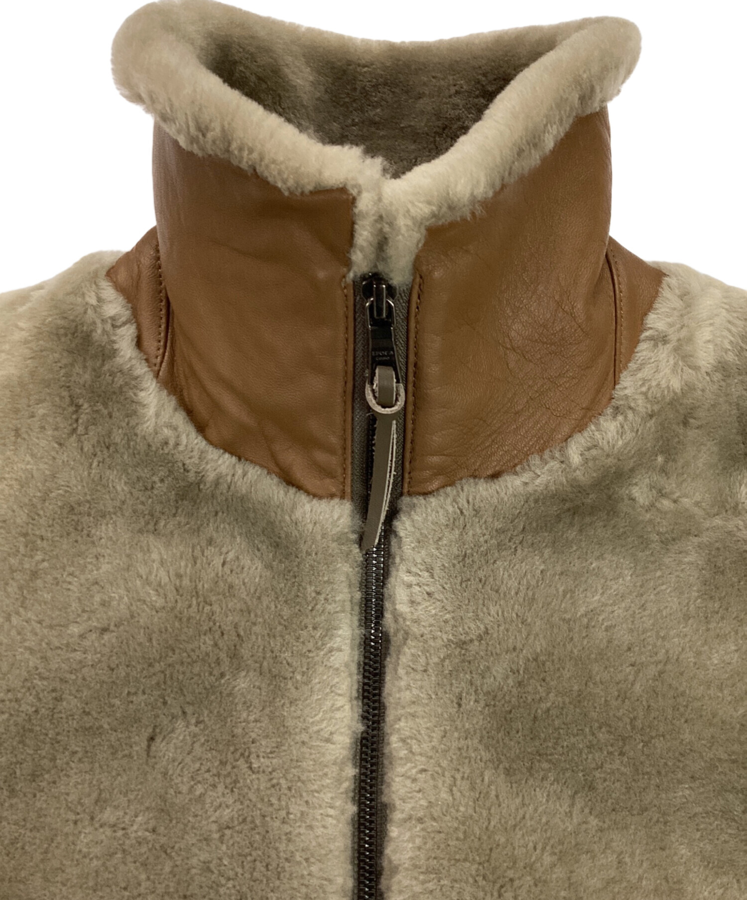 【美品】EPOCA UOMO エポカ 羊革 ムートンレザージャケット 46 中古・古着通販】EPOCA UOMO (エポカ ウォモ) リアル ムートン レザー