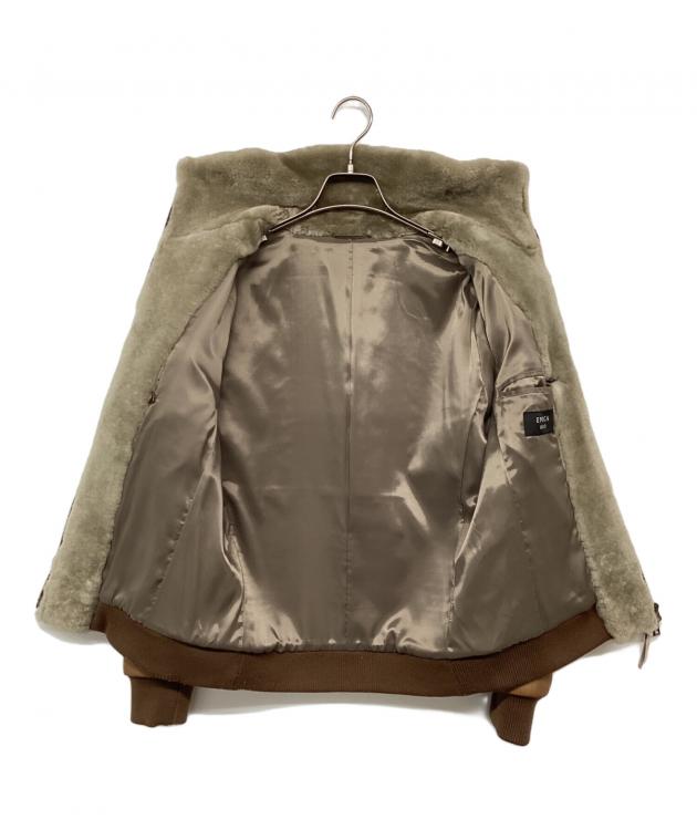 【専用】EPOCA UOMO ムートンフーデットブルゾン 定価36万円 中古・古着通販】EPOCA UOMO (エポカ ウォモ) リアル ムートン レザー