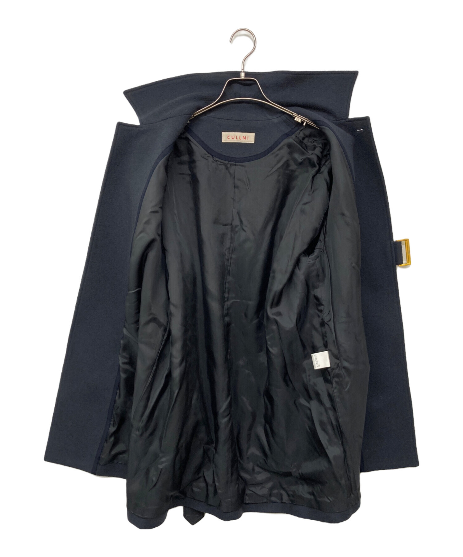 CULENI ネイビー タイロッケンコート サイズ1 中古・古着通販】CULLNI (クルニ) タイロッケンコート ネイビー サイズ