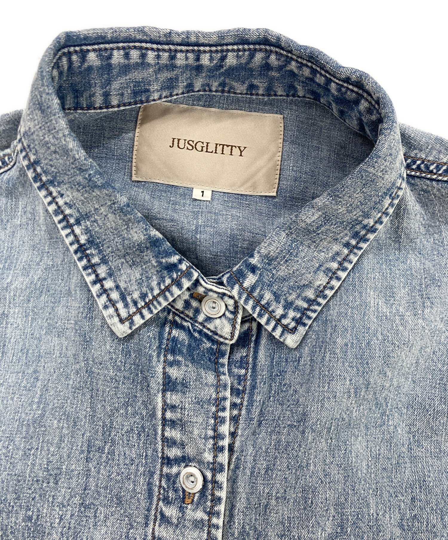 中古・古着通販】JUSGLITTY (ジャスグリッティー) クロップドデニム