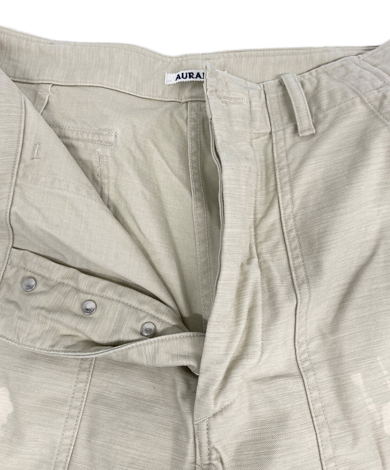 中古・古着通販】AURALEE (オーラリー) WASHED BAGGY SATIN BLEACHED