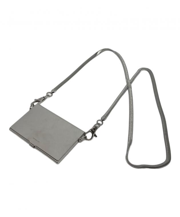 Peter do Card Case カードケース 中古・古着通販】PETER DO (ピーター・ドゥ) 名刺入れ シルバー