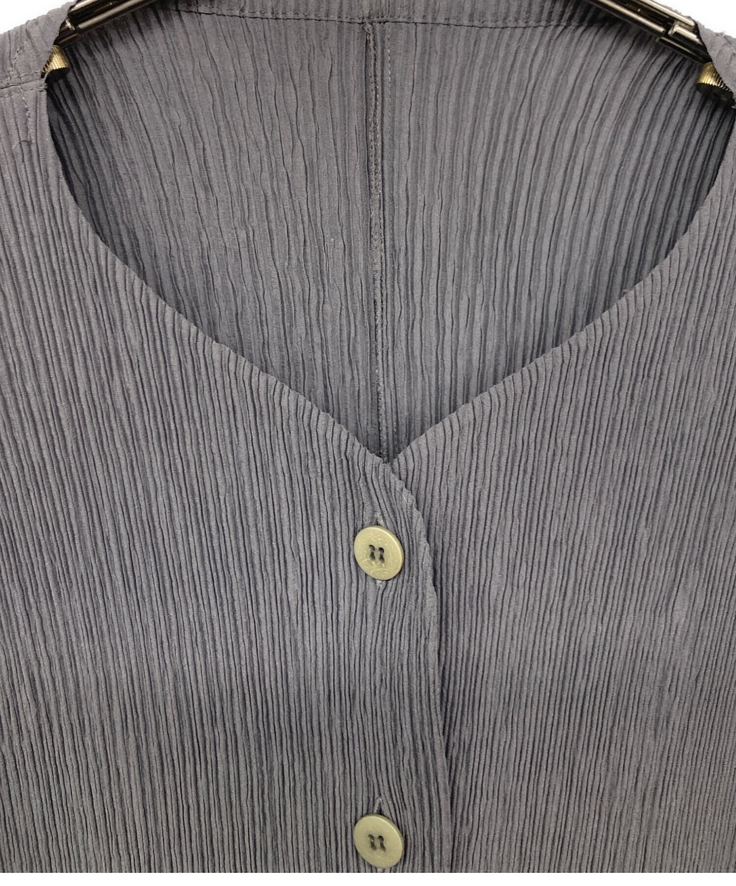 中古・古着通販】ISSEY MIYAKE (イッセイミヤケ) プリーツカーディガン