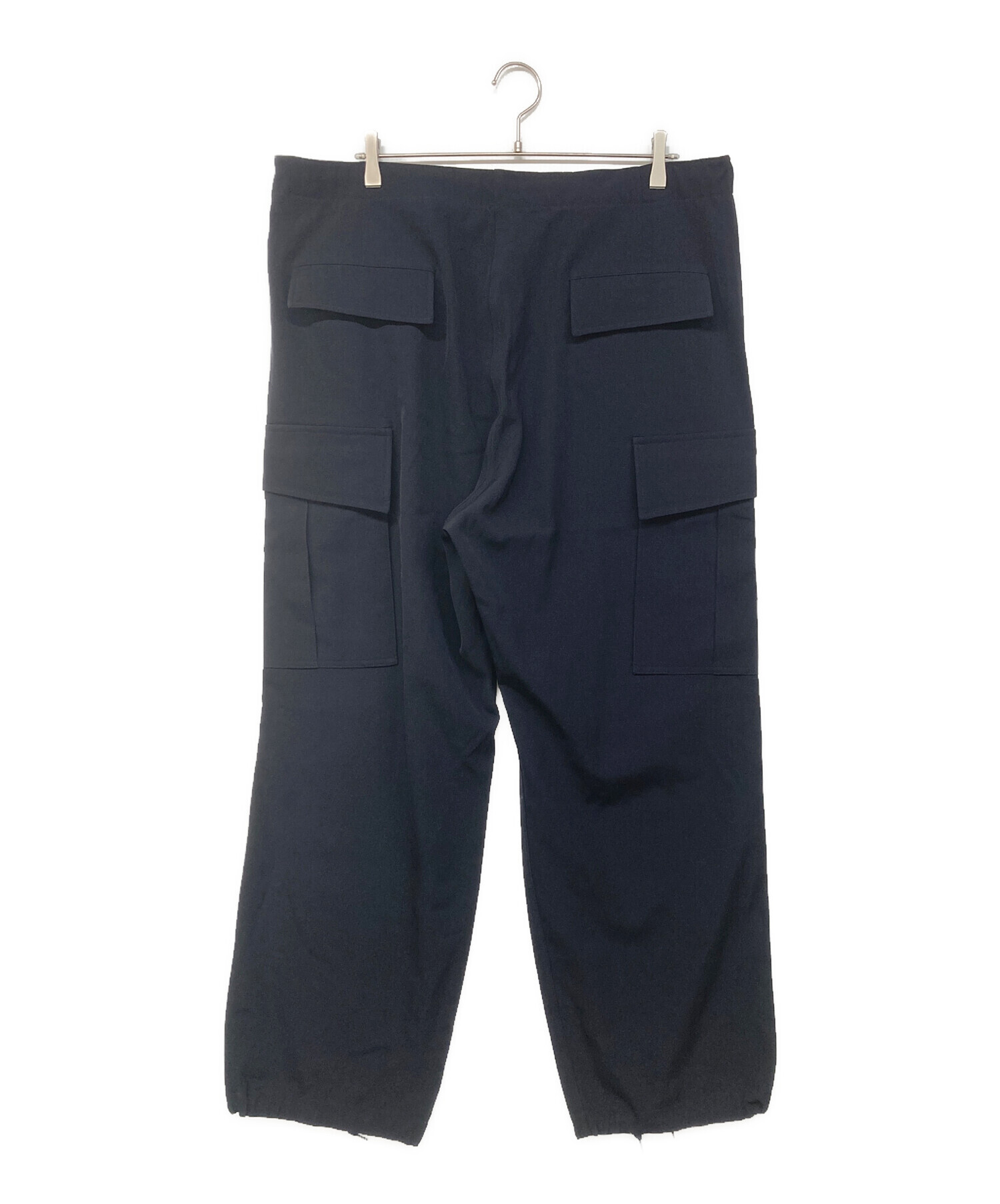 中古・古着通販】COMOLI (コモリ) ウールギャバ 6Pパンツ ネイビー