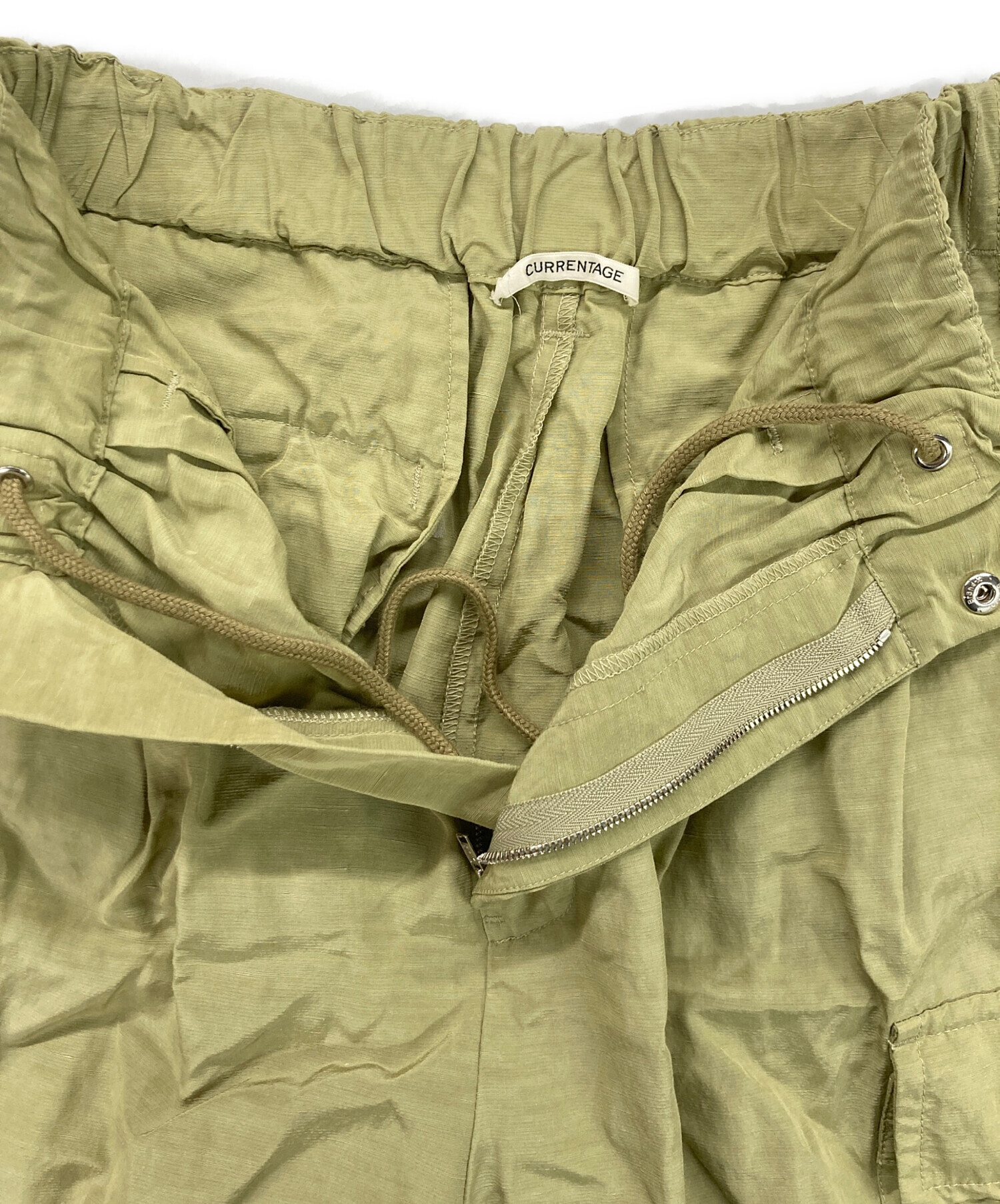 【新品41,800】23SS☆カレンテージ☆レーヨンリネンカーゴパンツ ホワイト 中古・古着通販】CURRENTAGE (カレンテージ) レーヨンリネンカーゴ