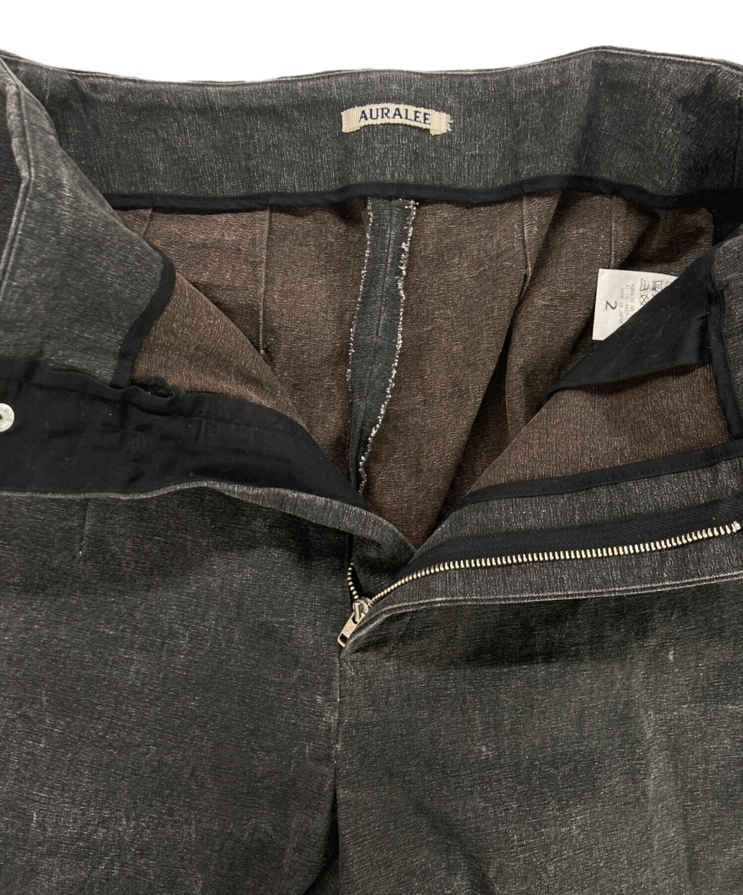 中古・古着通販】AURALEE (オーラリー) WASHED HARD TWIST CANVAS
