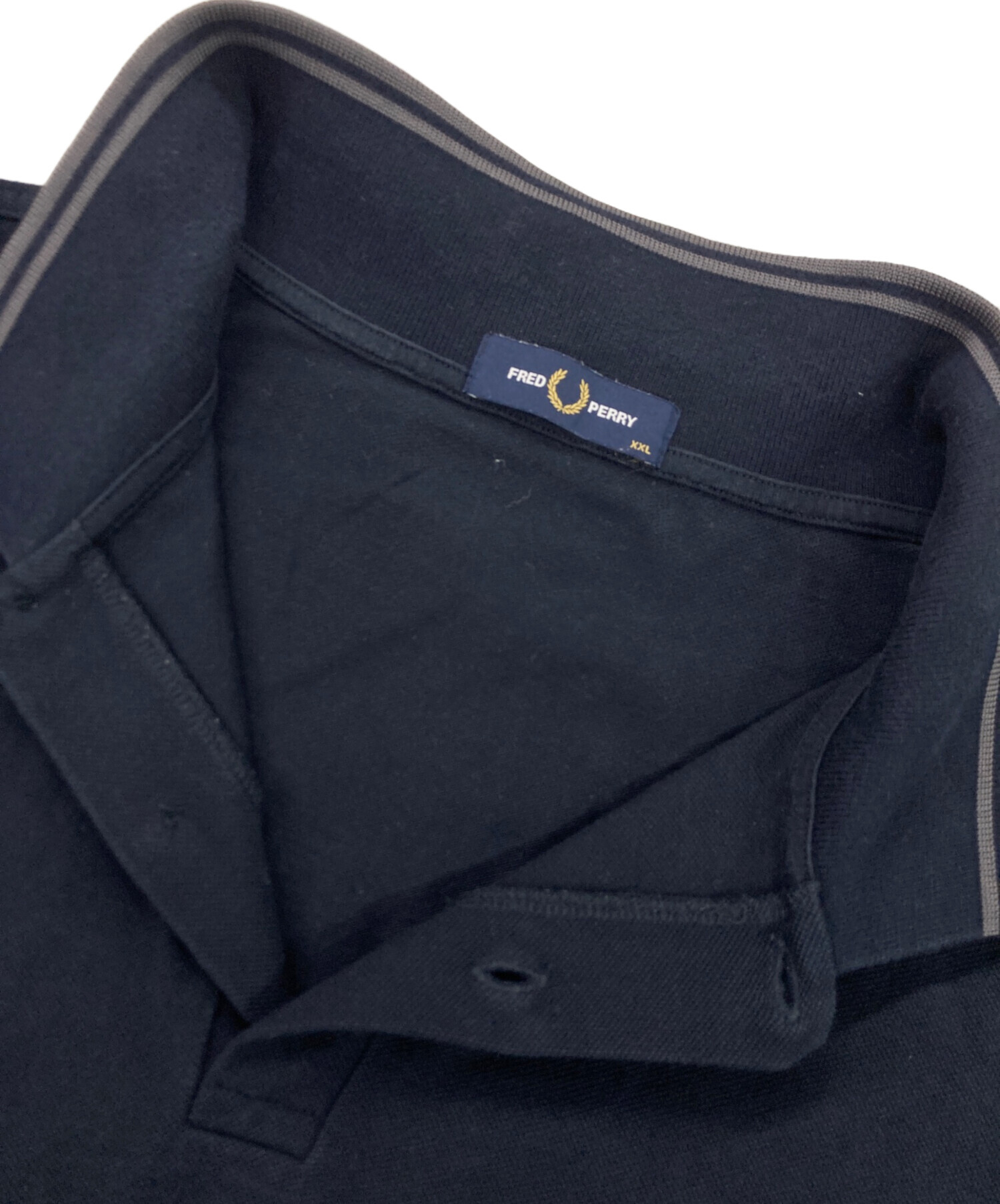 【新品タグ付き】FRED PERRY ネイビー 長袖 Sサイズ 中古・古着通販】FRED PERRY (フレッドペリー) The Fred Perry Shirt