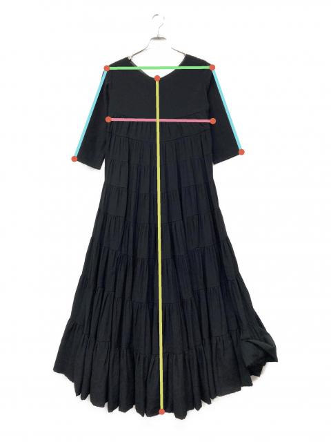 中古・古着通販】JENNE (ジェンヌ) ドラマティック七分袖ティアード