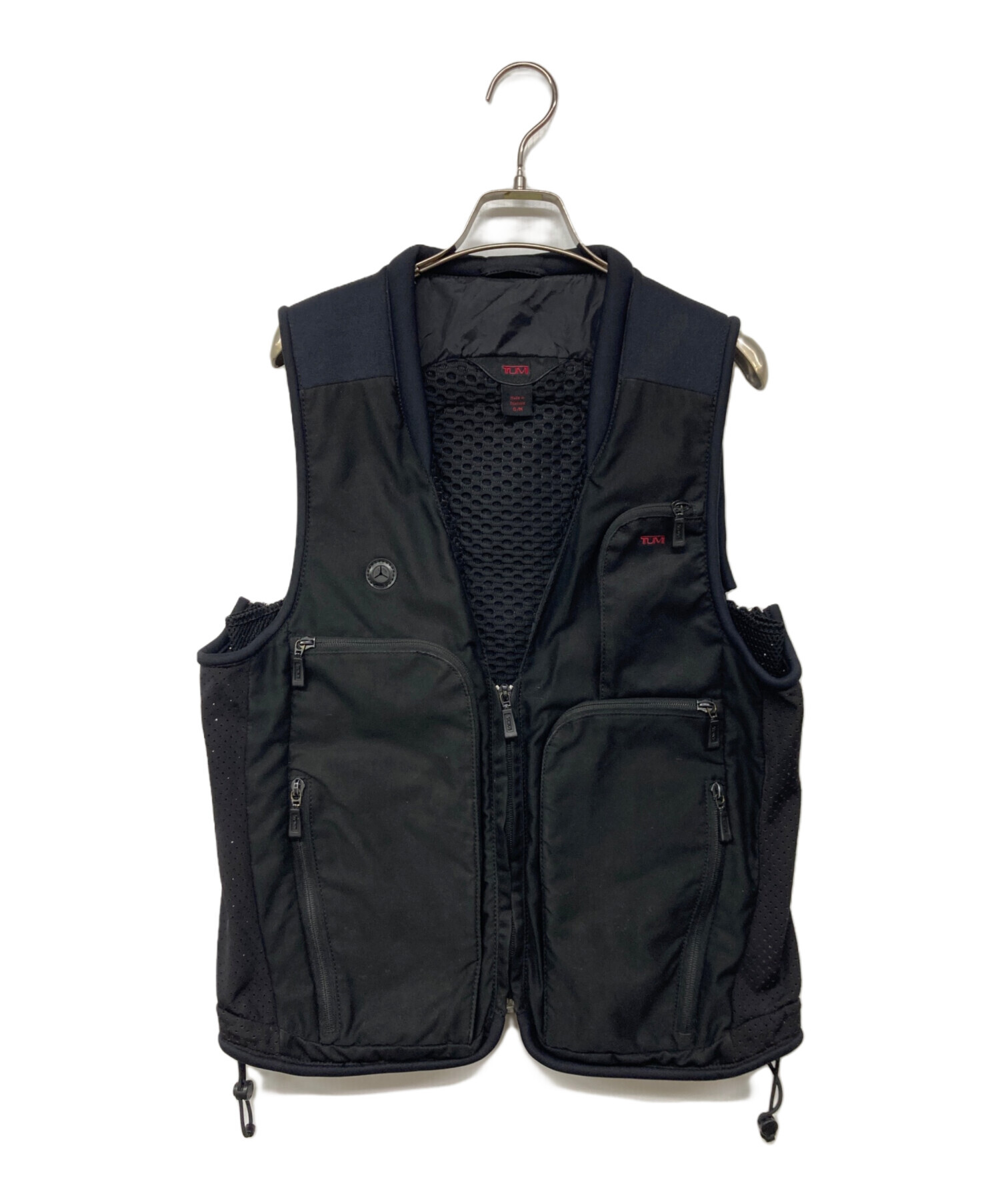 TUMI ツゥミ ダウンジャケット/ダウンベスト M 黒 【古着】【中古】【送料無料】 中古・古着通販】TUMI (トゥミ) トラベルベスト ブラック サイズ:S/M