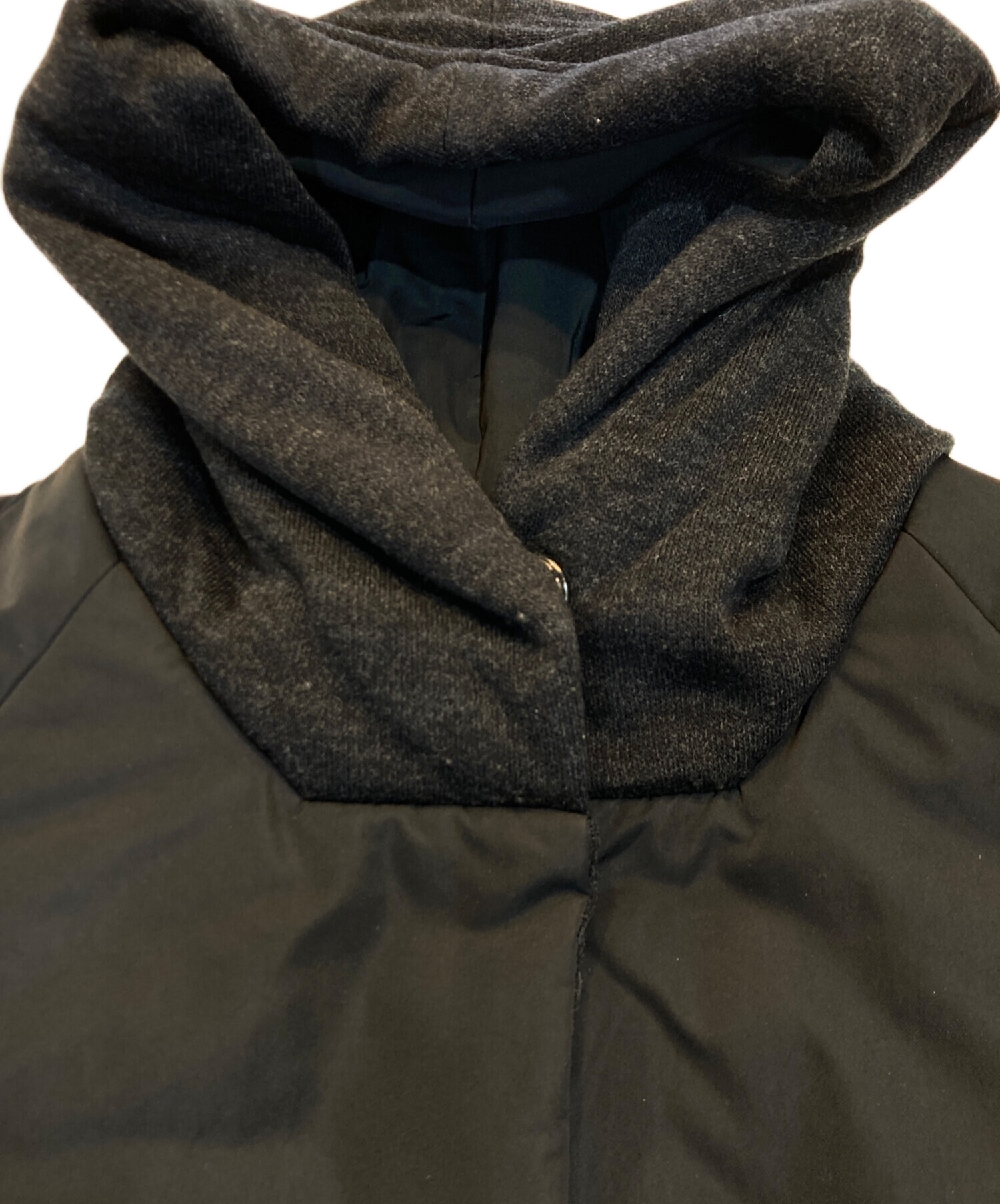 中古・古着通販】Lisiere (リジェール) 中綿コクーンコート ブラック