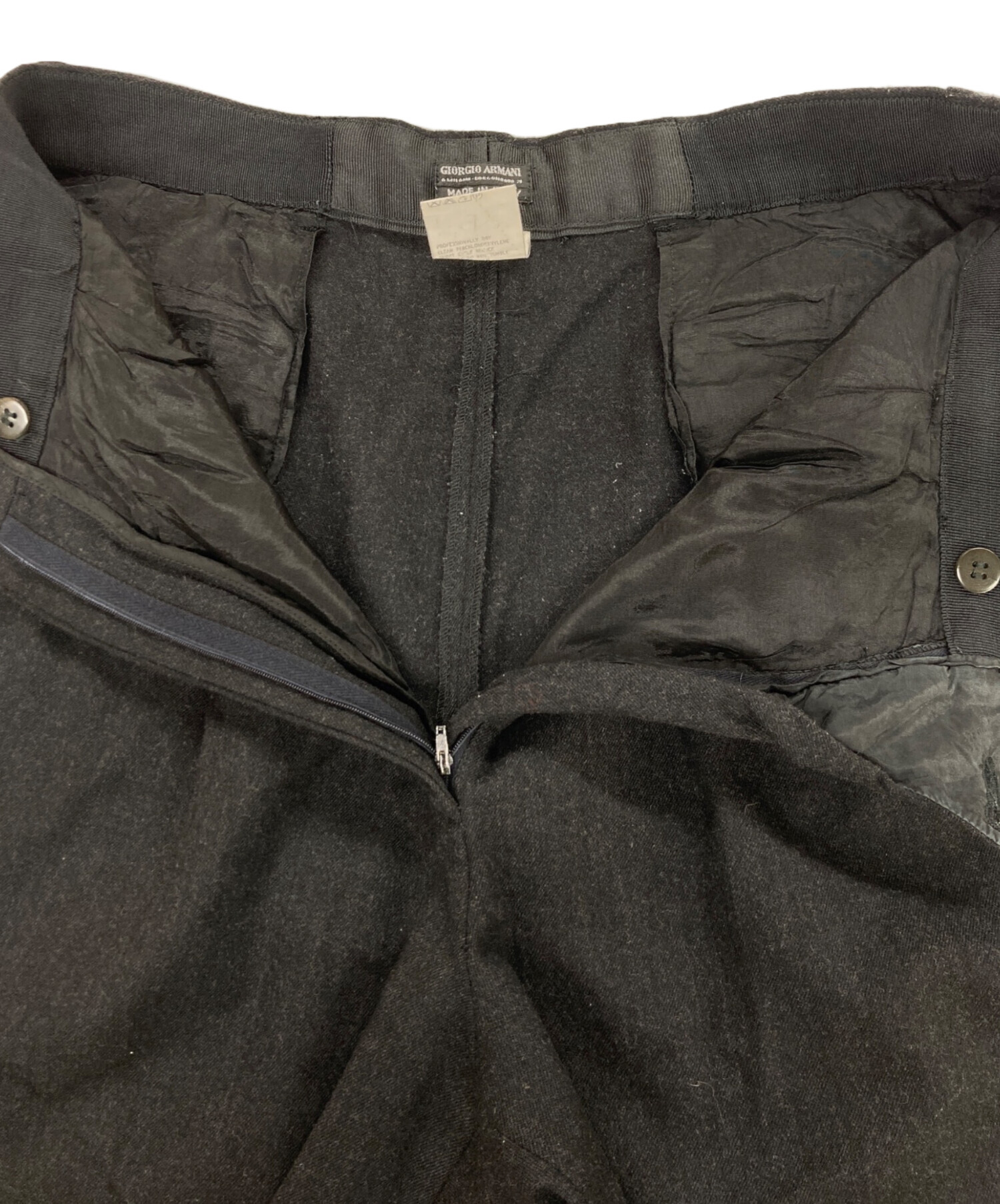 中古・古着通販】GIORGIO ARMANI (ジョルジョアルマーニ) 90`Sウール