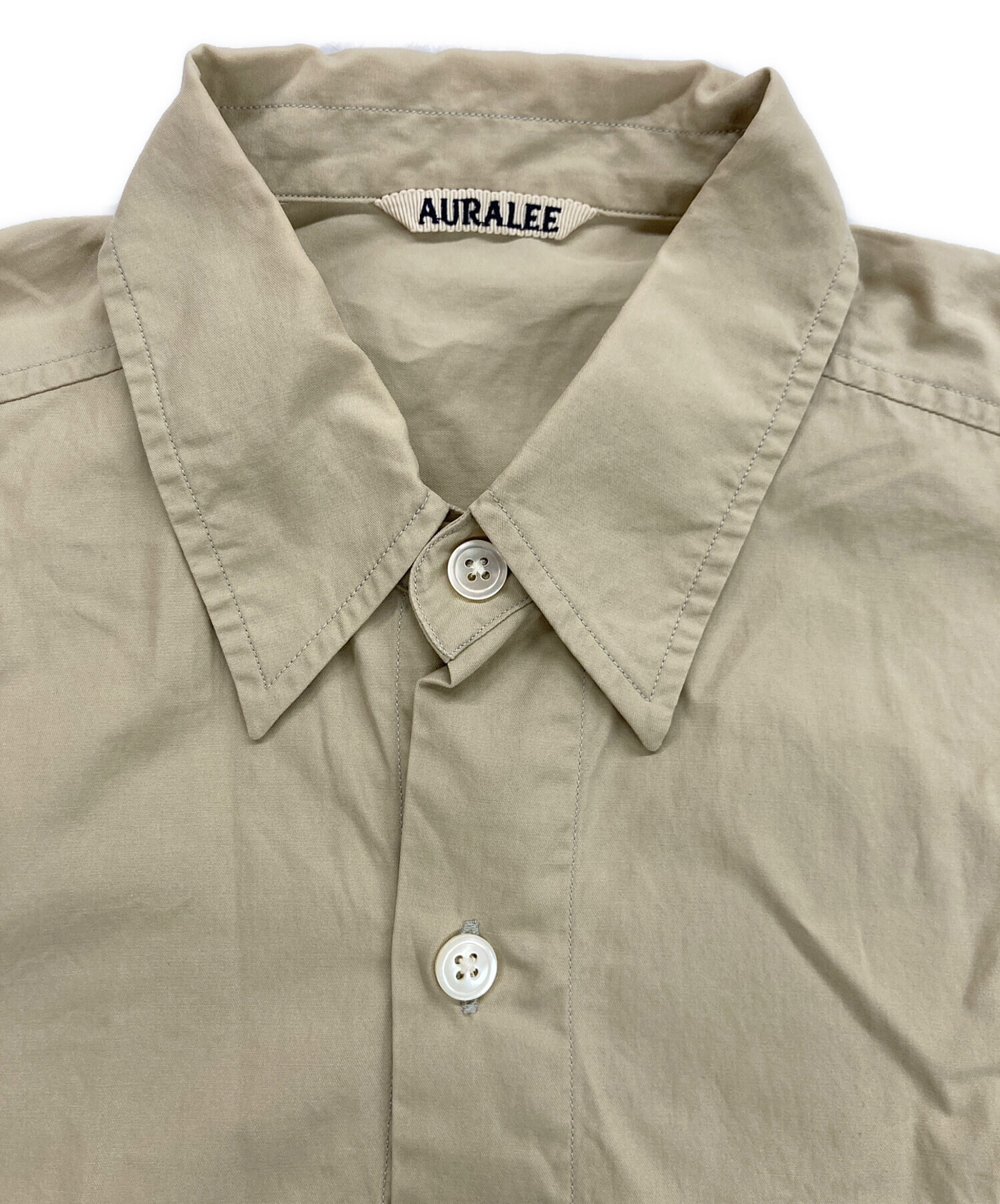 中古・古着通販】AURALEE (オーラリー) WASHED FINX TWILL BIG SHIRTS