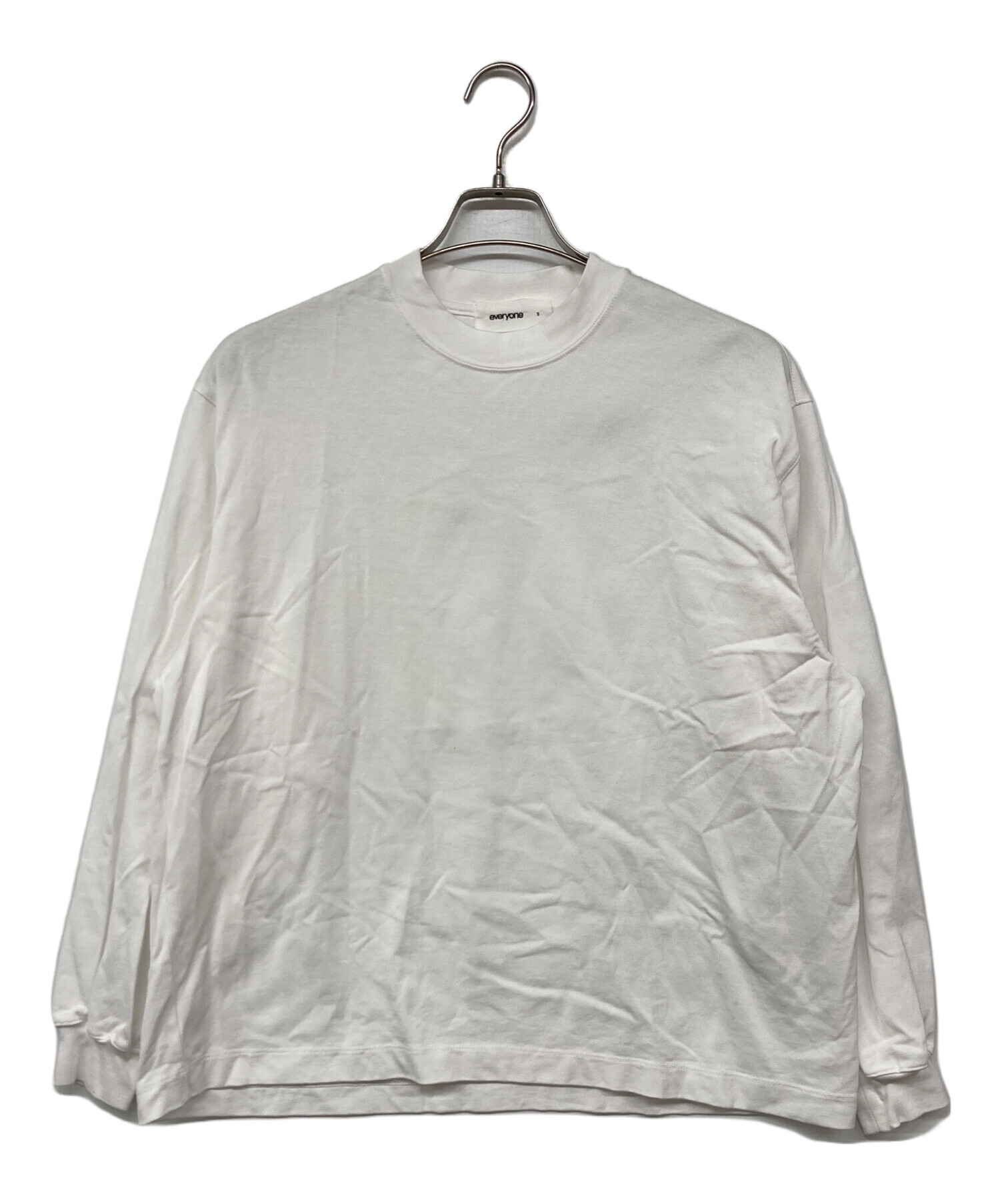 中古・古着通販】everyone (エブリワン) cotton long sleeve t-shirt