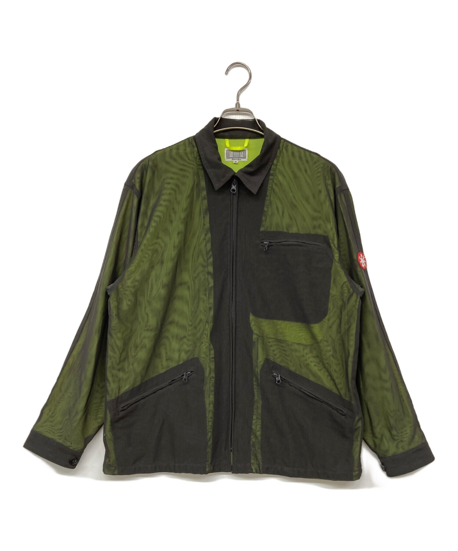 中古・古着通販】C.E (シーイー) LINED POWERNET ZIP JACKET オリーブ