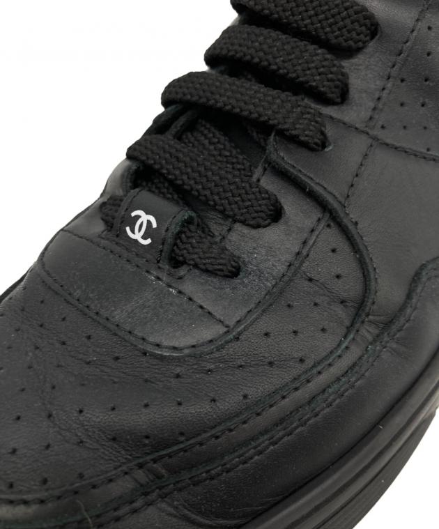 中古・古着通販】CHANEL (シャネル) レザーココマークスニーカー