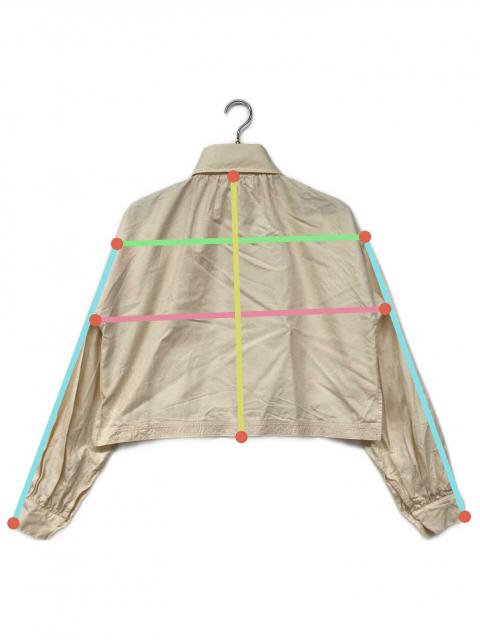 中古・古着通販】BACCA (バッカ) コットンシルク ショートブラウス
