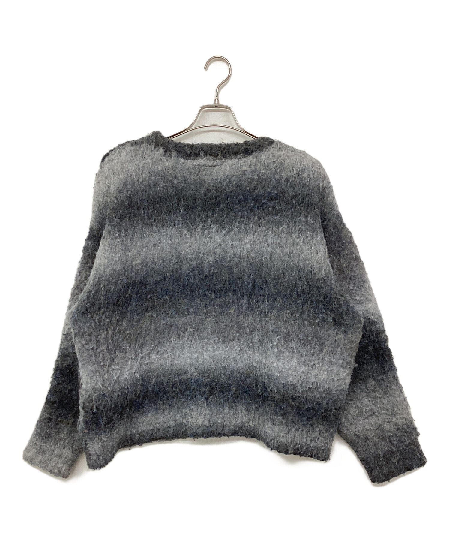 中古・古着通販】KAMIYA (カミヤ) Dyeing Knit Pullover グレー サイズ 