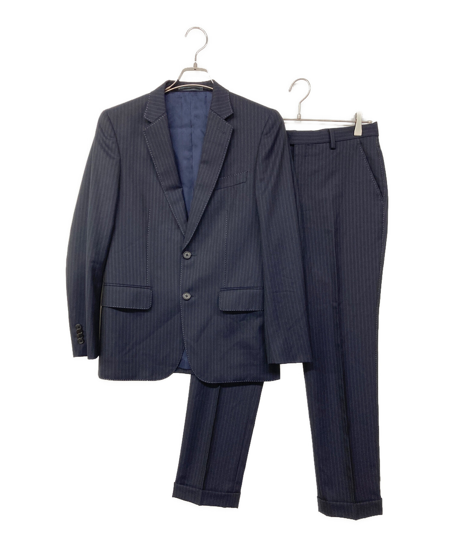 中古・古着通販】PAUL SMITH (ポールスミス) ストライプ2Bスーツ