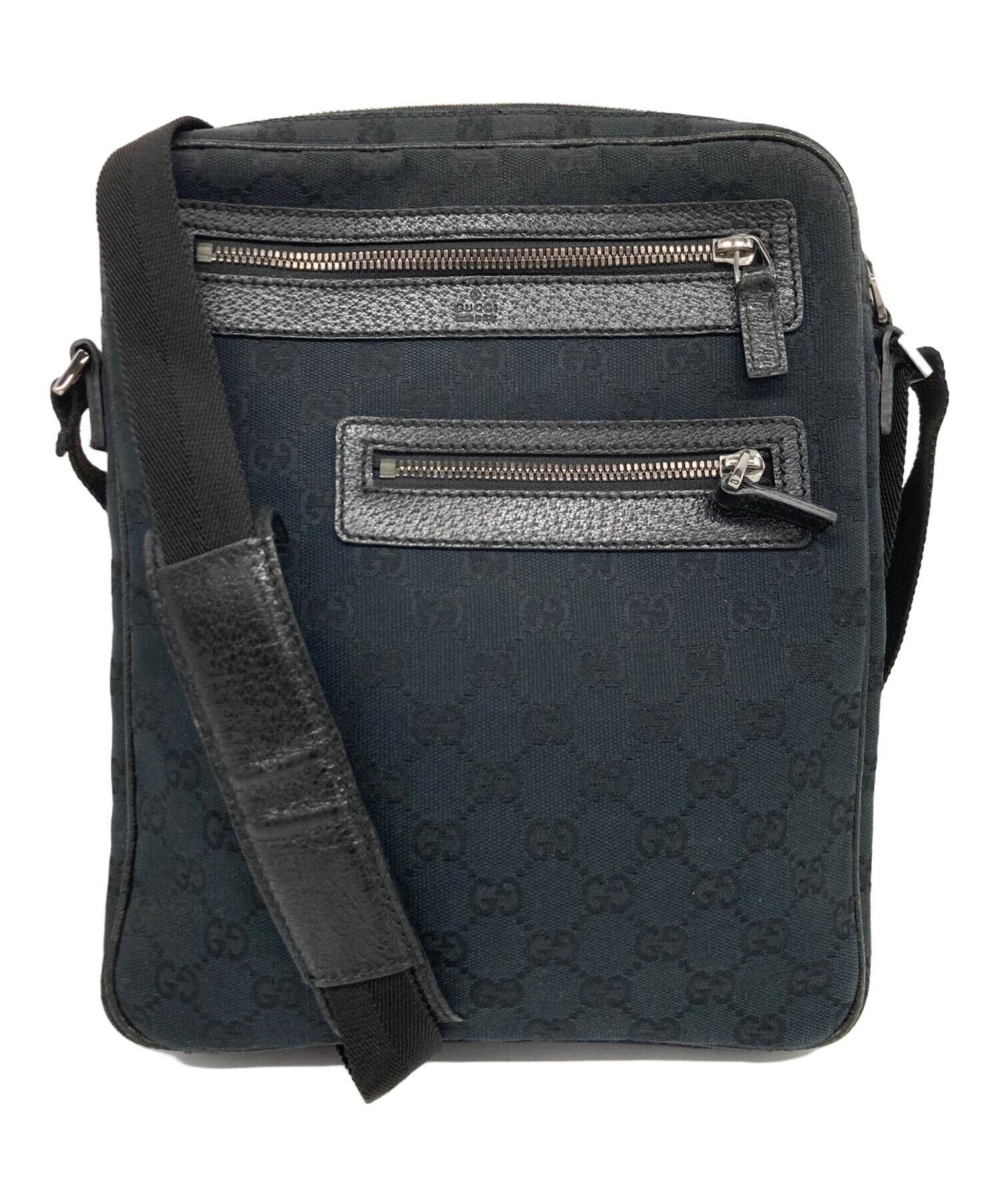 中古・古着通販】GUCCI (グッチ) GGキャンバスショルダーバッグ