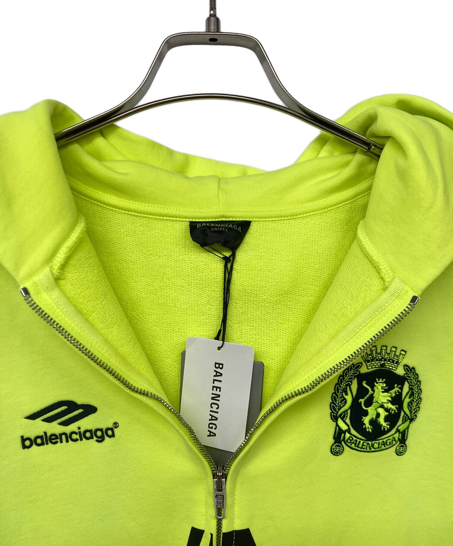 中古・古着通販】BALENCIAGA (バレンシアガ) Soccer Paris Zip-Hoodie