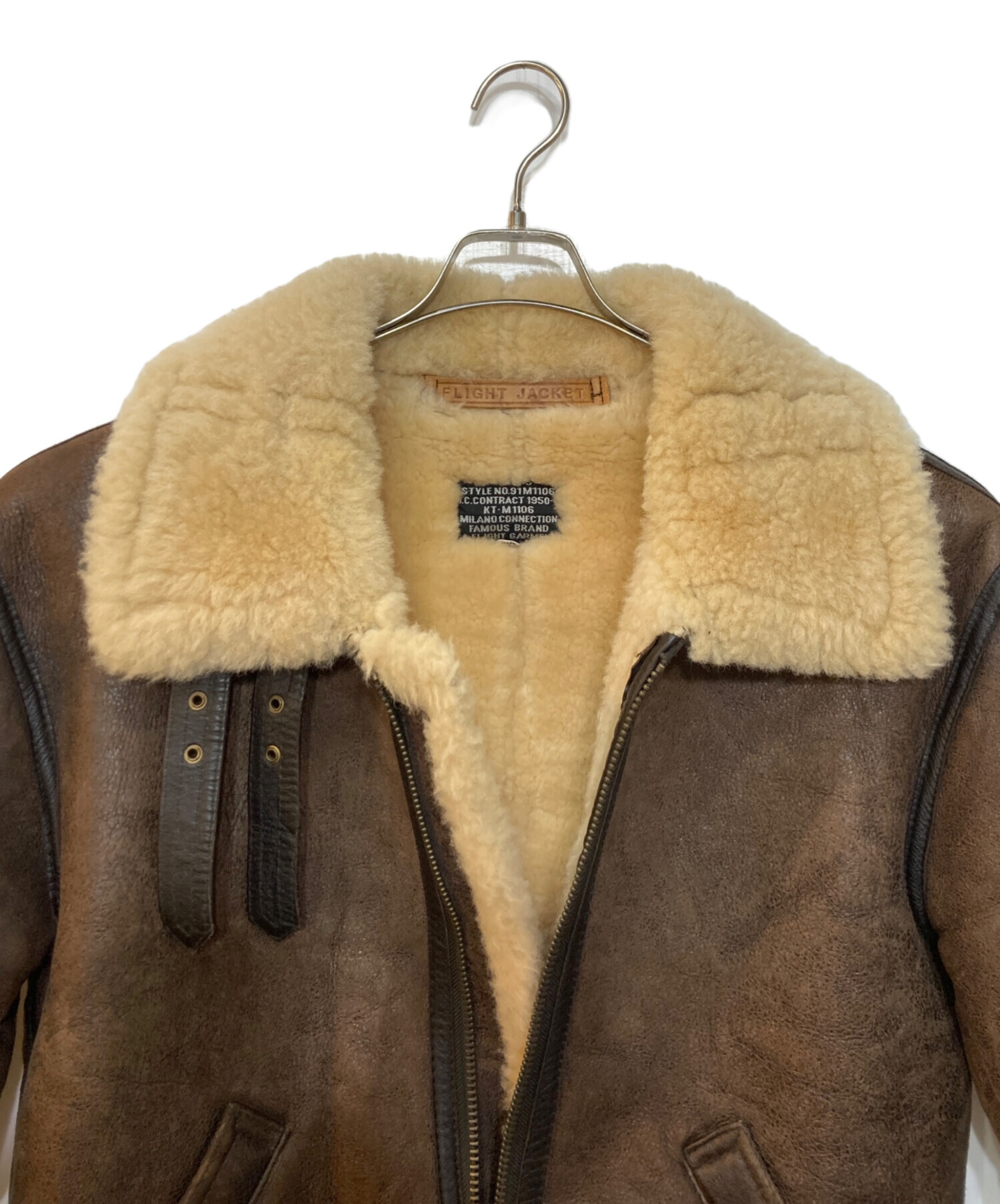 MILANO CONNECTION B-3 フライトジャケット 中古・古着通販】MILANO CONNECTIONS (ミラノコネクション) B-3