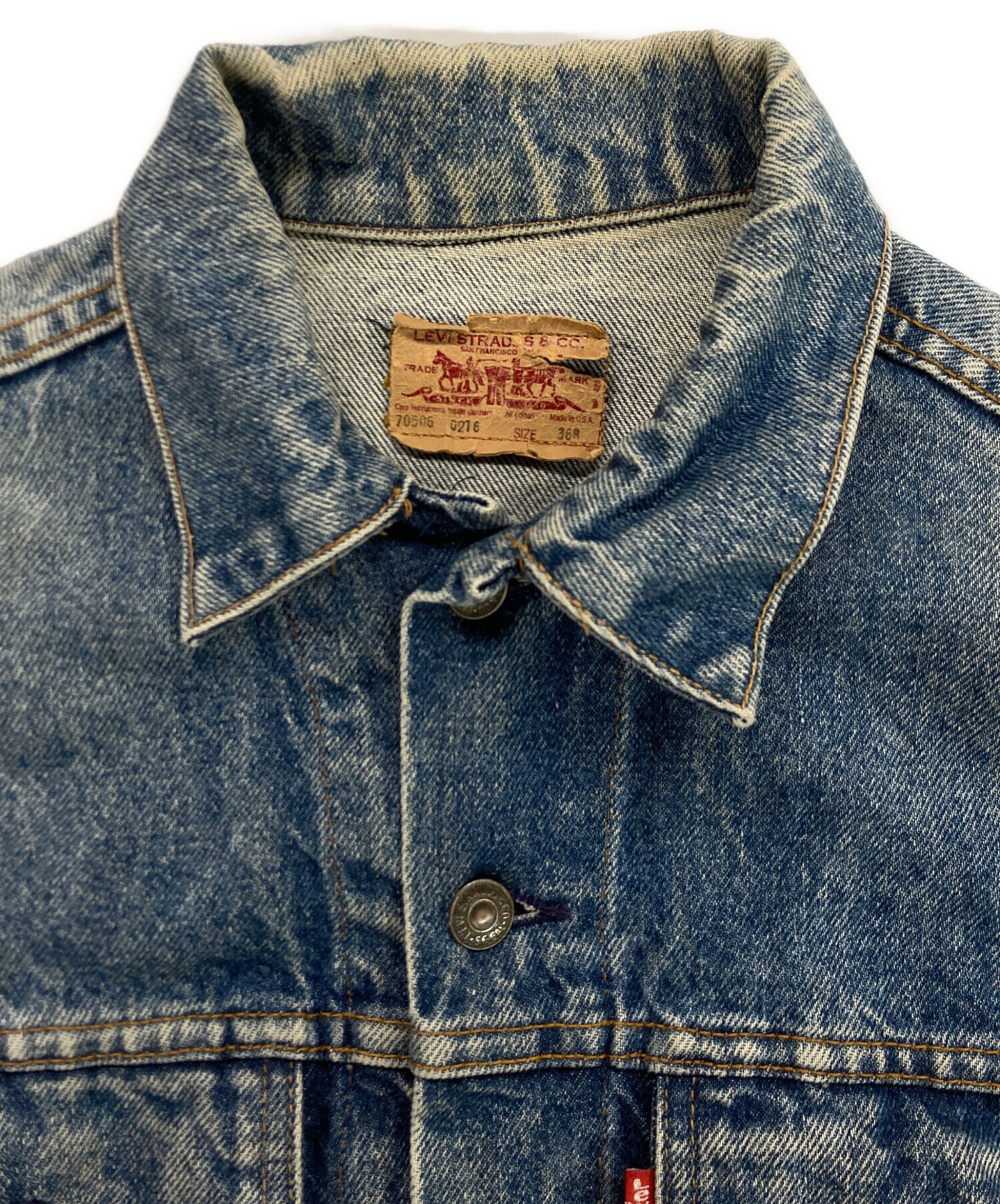 中古・古着通販】LEVI'S (リーバイス) 90`s 70506 デニムジャケット