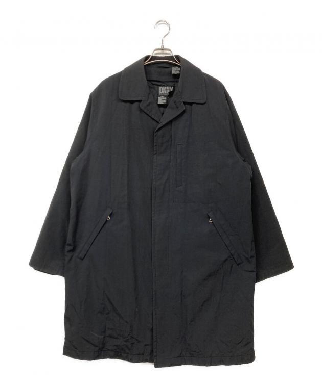 DKNY 90s ライナー付きコットンナイロンコート ブラック Lサイズ 中古・古着通販】DKNY (ダナキャランニューヨーク) 90`Sライナー付