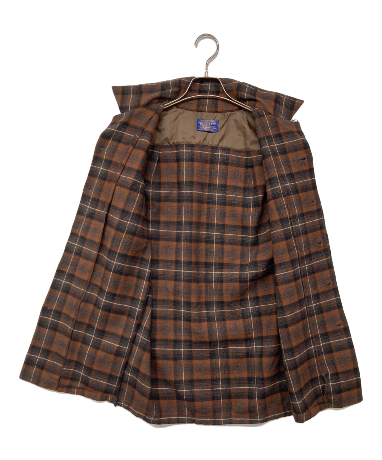 中古・古着通販】PENDLETON (ペンドルトン) 50`Sボードシャツ ブラウン