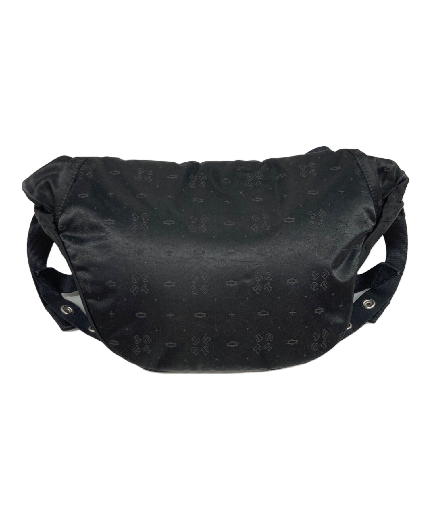 中古・古着通販】PORTER (ポーター) PORT MONOGRAM WAIST BAG ブラック 