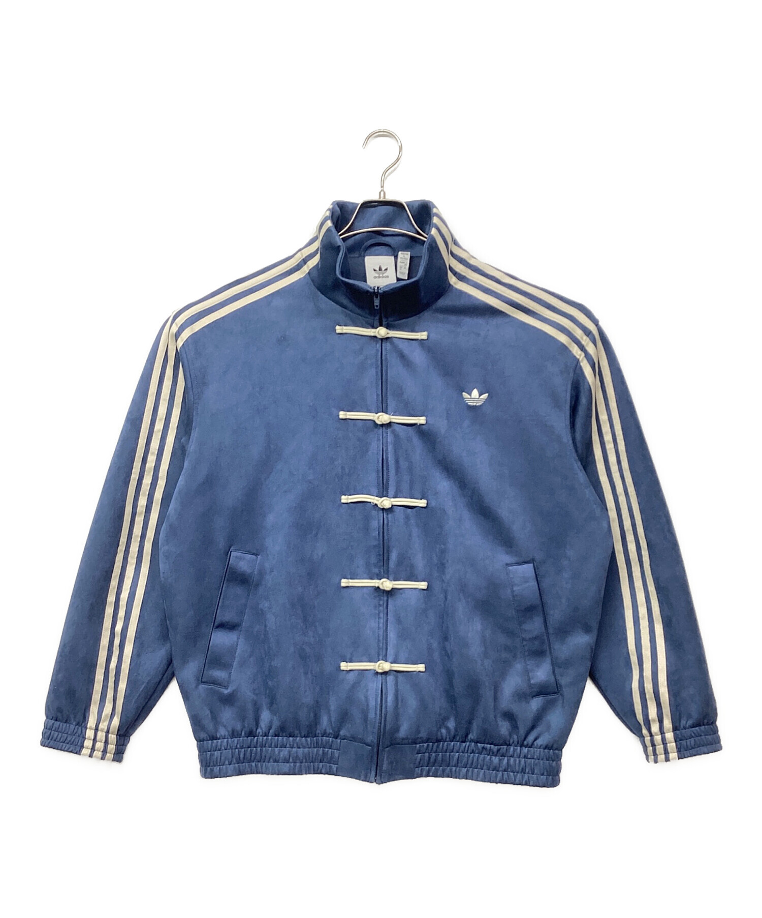 adidas XL チャイナ ジャージ トップス 中古・古着通販】adidas (アディダス) チャイナトラックトップ ブルー