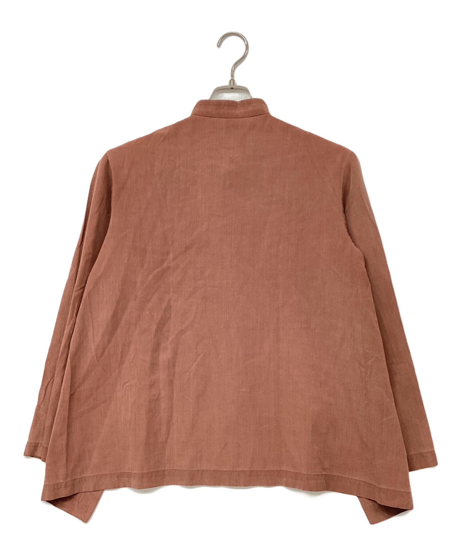 中古・古着通販】shirin guild (シリン ギルド) シルク混Bバンドカラー 