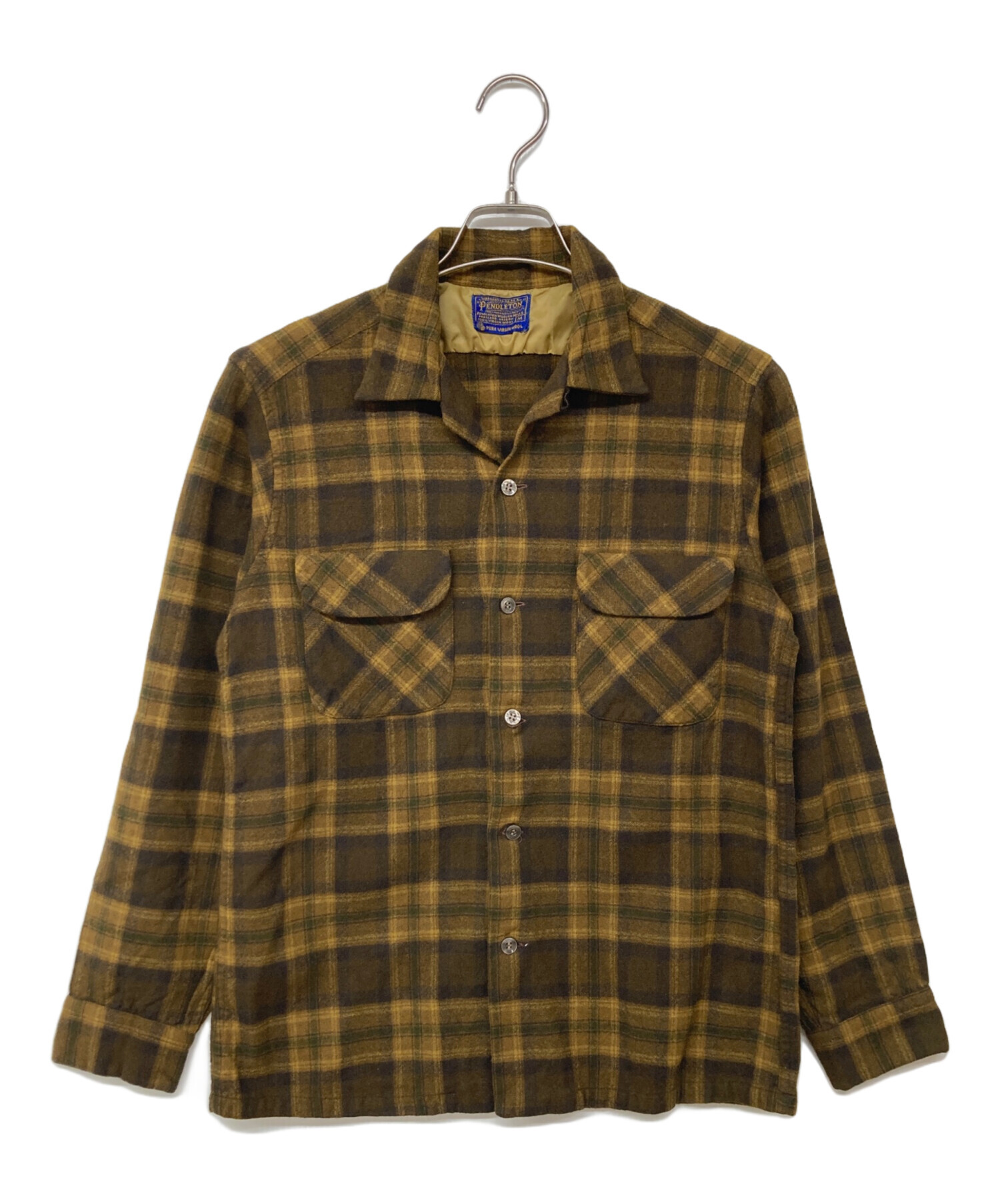 中古・古着通販】PENDLETON (ペンドルトン) 60s ボードシャツ イエロー