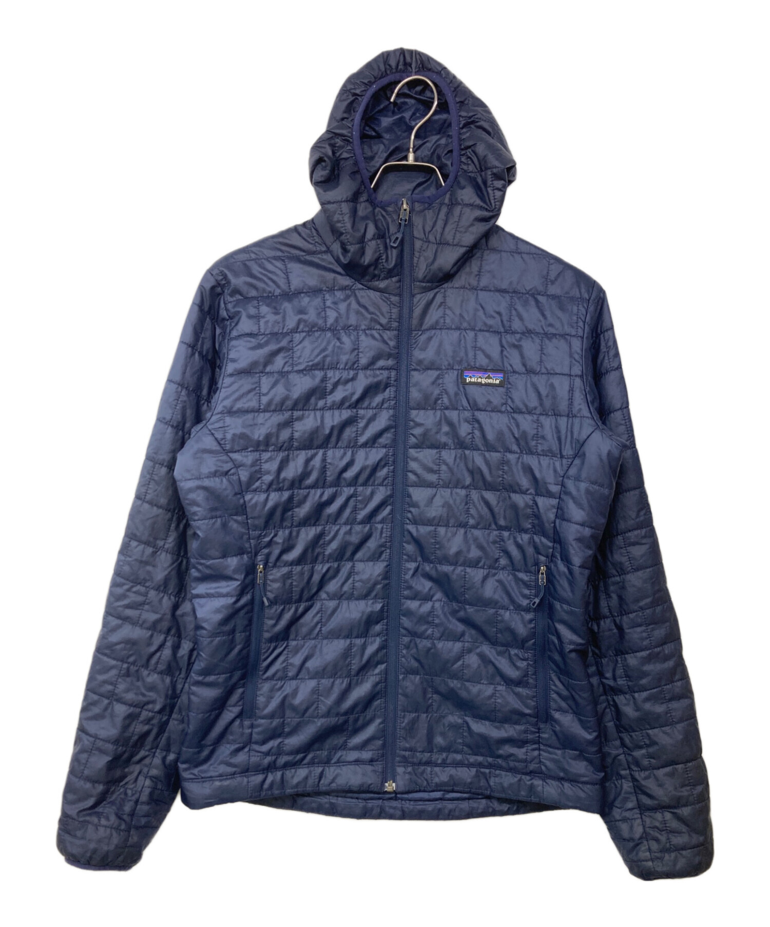 Patagonia パタゴニア　ナノパフジャケット　レディースMサイズ ネイビー 中古・古着通販】Patagonia (パタゴニア) NANO PUFF Hoody ナノパフ