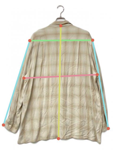 中古・古着通販】YOKE (ヨーク) OVERSIZED OPEN COLLAR SHIRT オープン