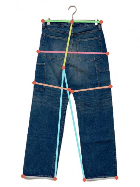 中古・古着通販】HUMAN MADE (ヒューマンメイド) STRAIGHT DENIM PANTS