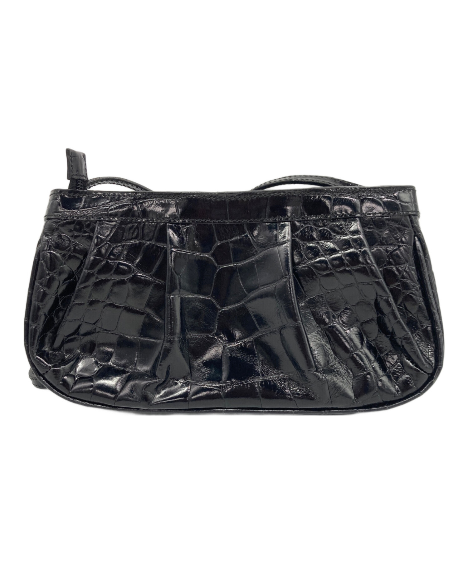 中古・古着通販】FURLA (フルラ) 型押しレザーショルダーバッグ 