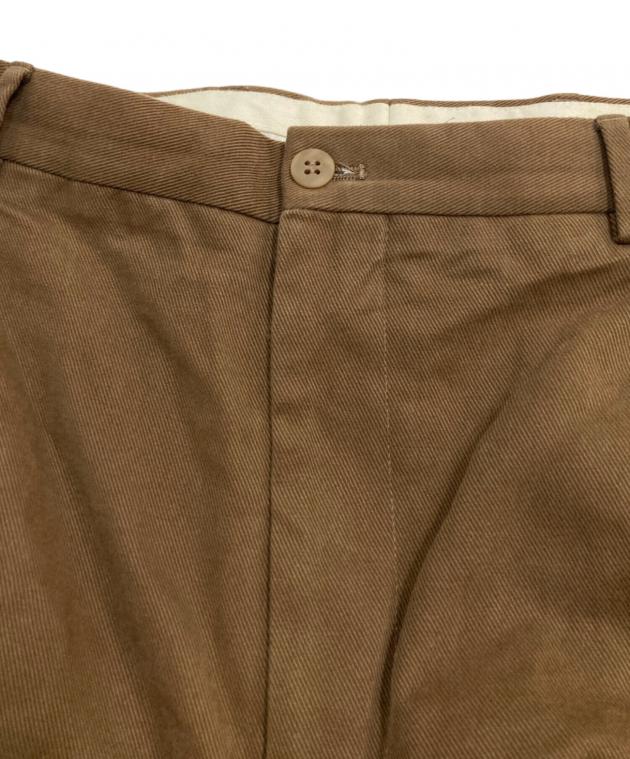 ARMANI COLLEZIONI アルマーニ パンツ 茶 ボタン ポケット 中古・古着通販】ARMANI COLLEZIONI (アルマーニ コレツィオーニ