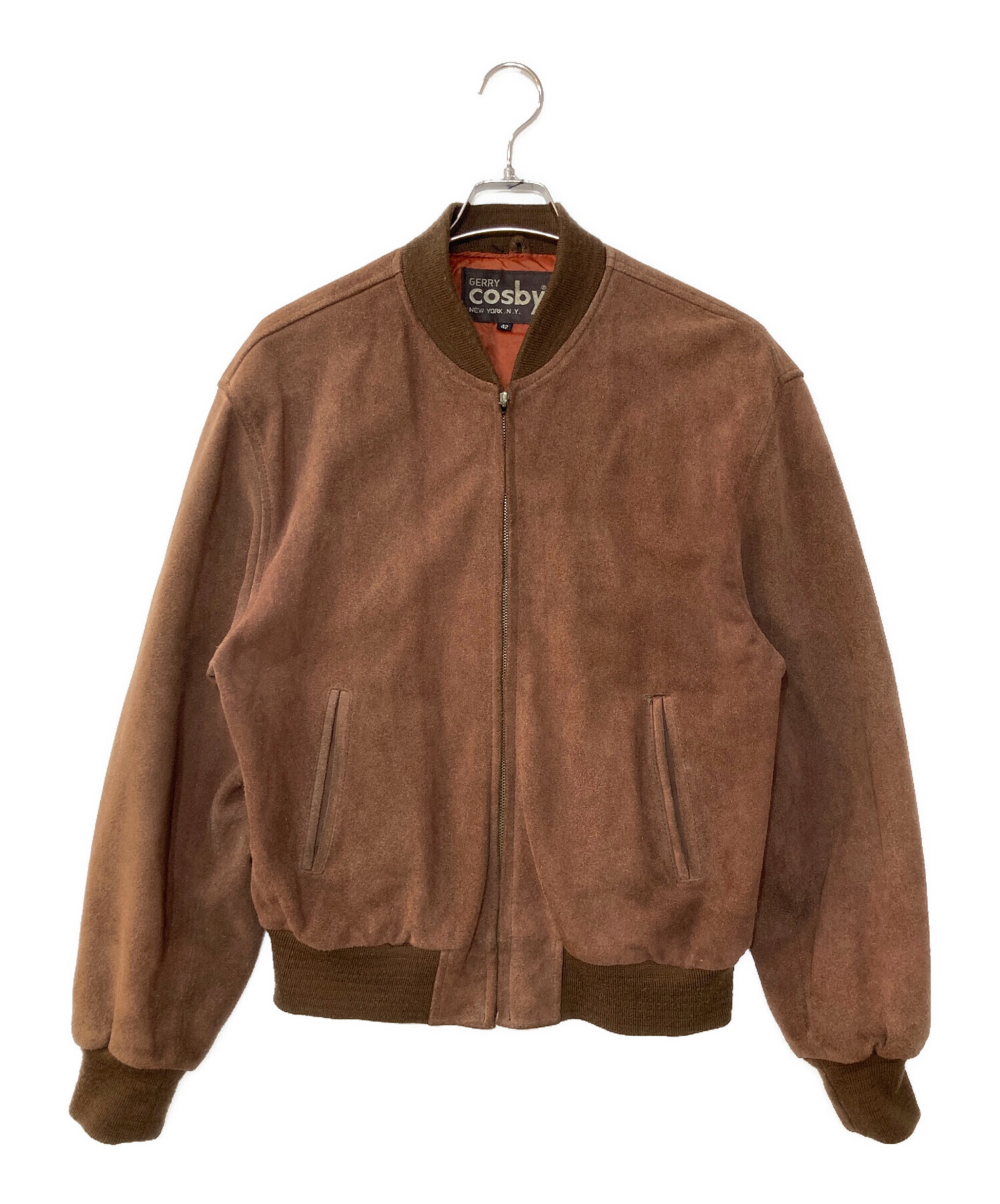 中古・古着通販】cosby (コスビ) スウェードブルゾン ブラウン サイズ