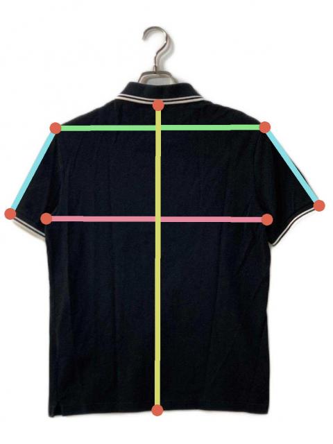 中古・古着通販】PRADA (プラダ) ポロシャツ ブラック サイズ:L