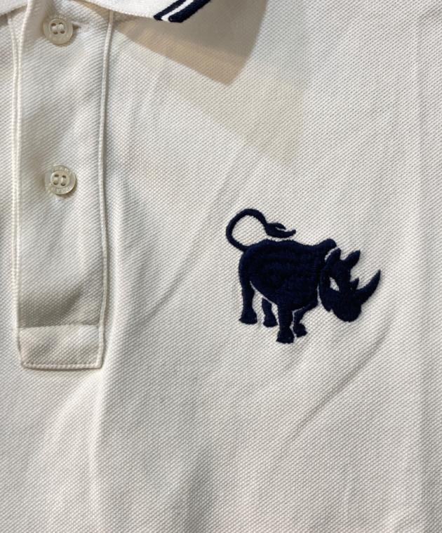 中古・古着通販】PRADA (プラダ) ポロシャツ ホワイト サイズ:L