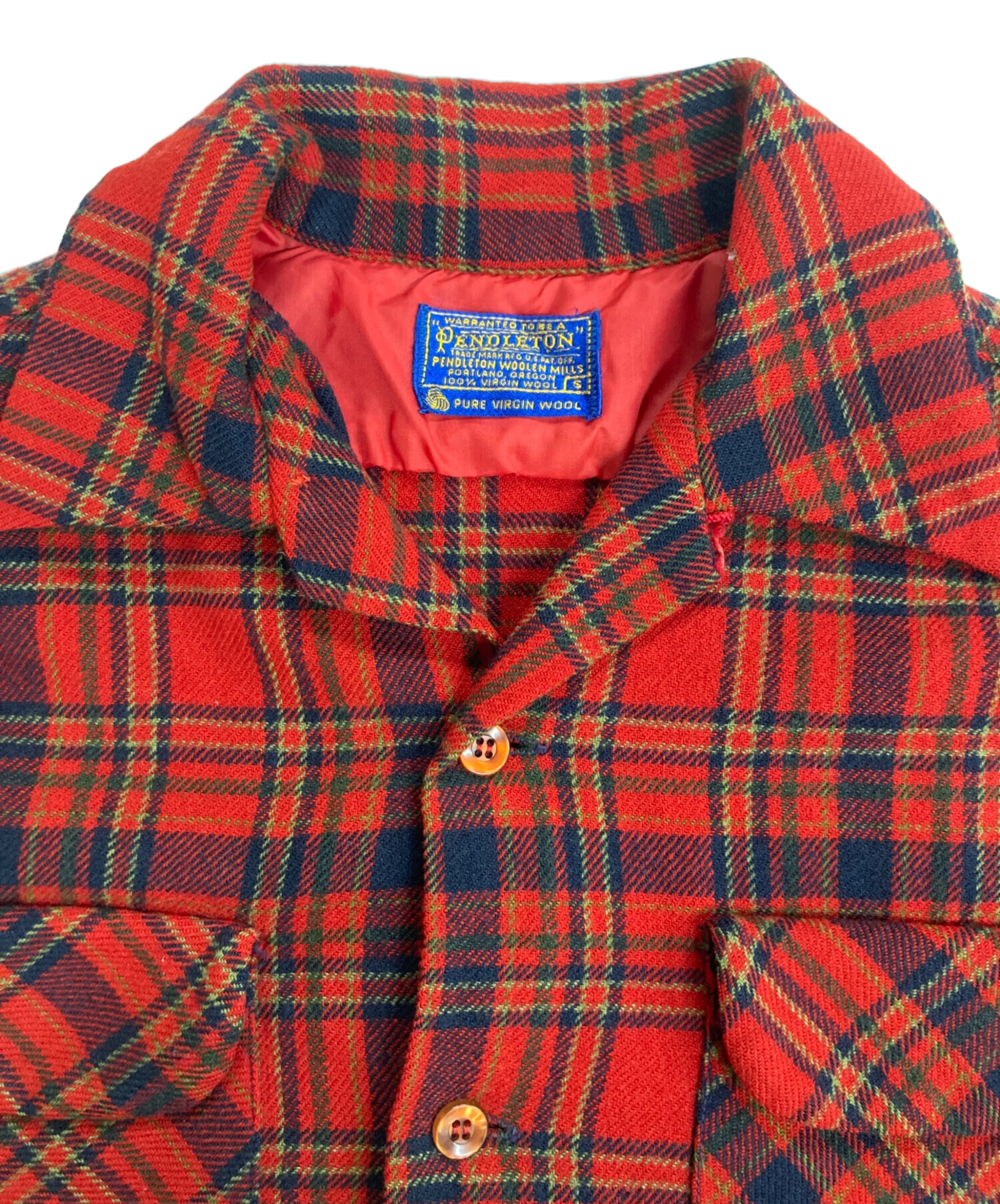 中古・古着通販】PENDLETON (ペンドルトン) 60S ボードシャツ レッド