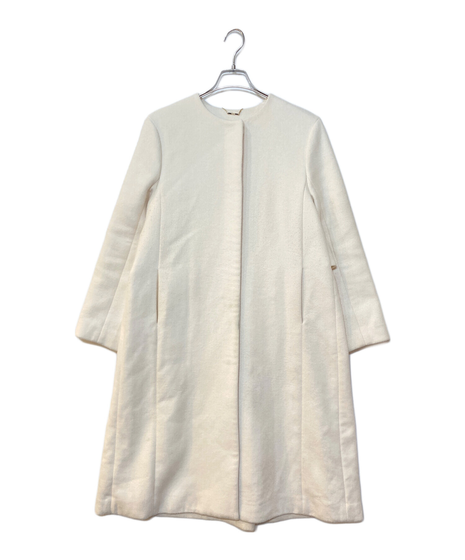 中古・古着通販】CELFORD (セルフォード) カシミヤ混ノーカラーコート 