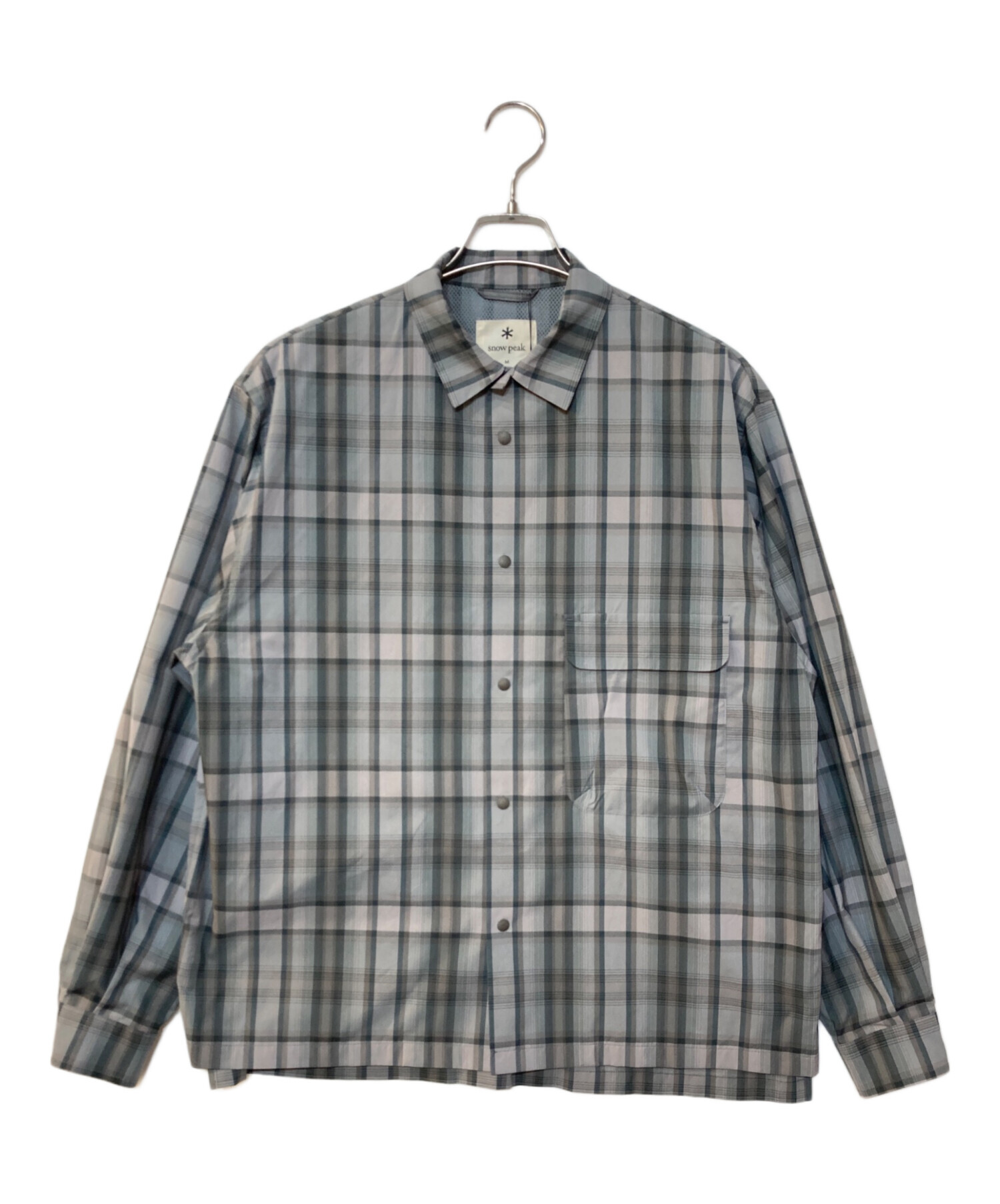 中古・古着通販】snow peak (スノーピーク) Fade Check Breezy Shirt 