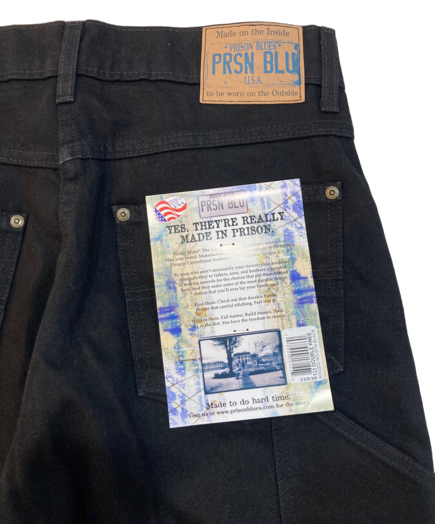 中古・古着通販】PRSN BLU (プリズンブルース) デニムパンツ ブラック 