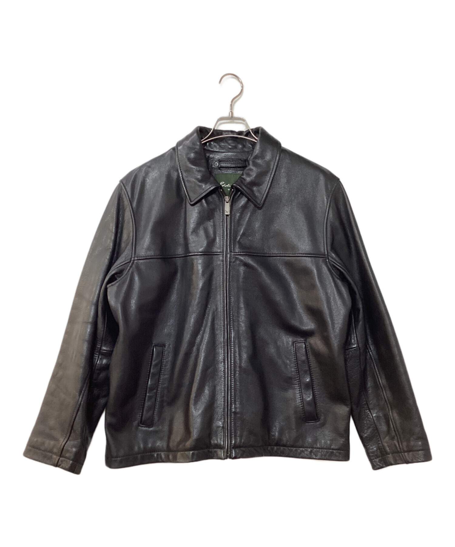 Eddie ダウン入り 90's レザージャケット Bauer Eddie Bauer EYES SORE | ブラック L レザージャケット ジャケット・アウター