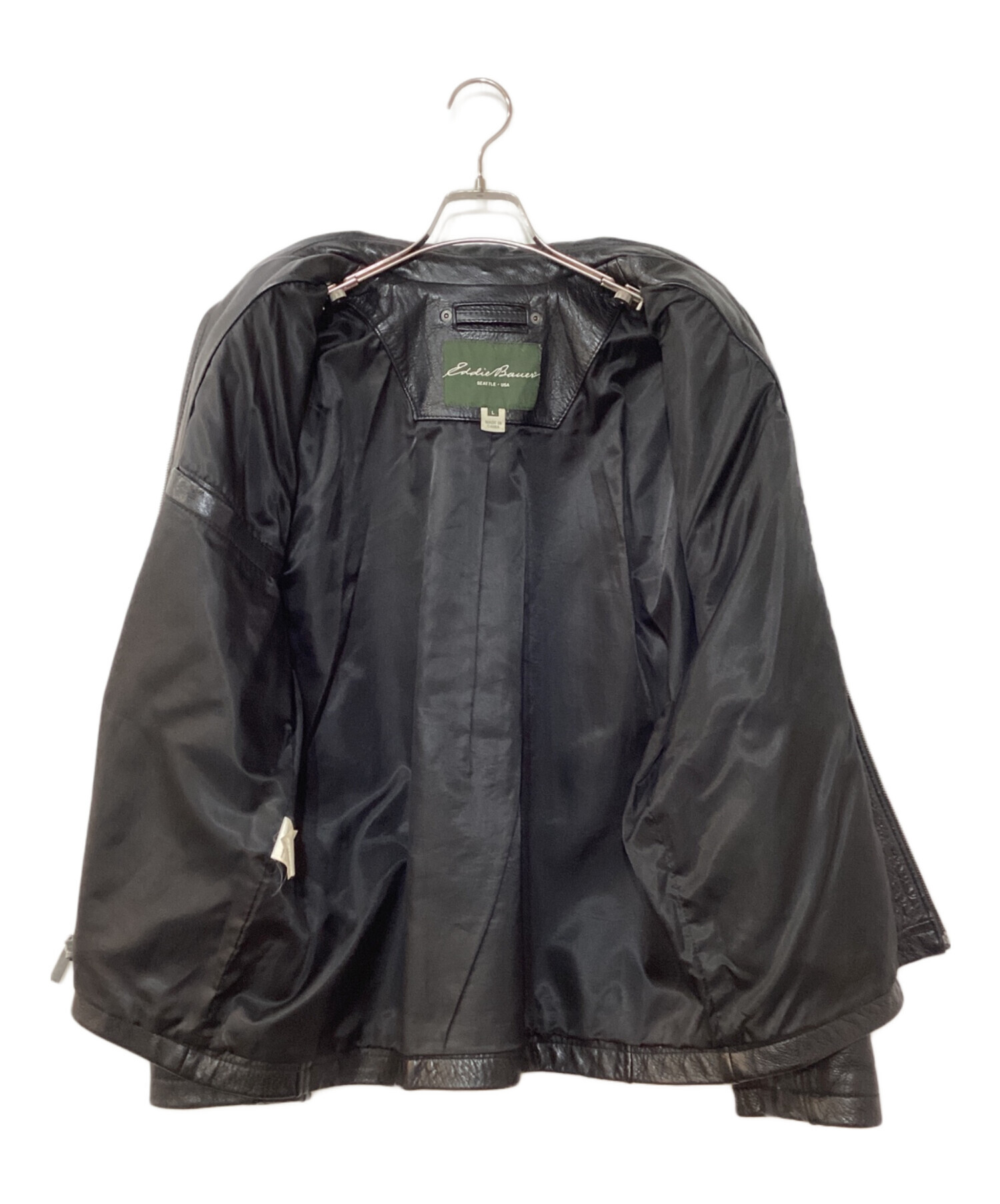 中古・古着通販】Eddie Bauer (エディーバウアー) レザージャケット