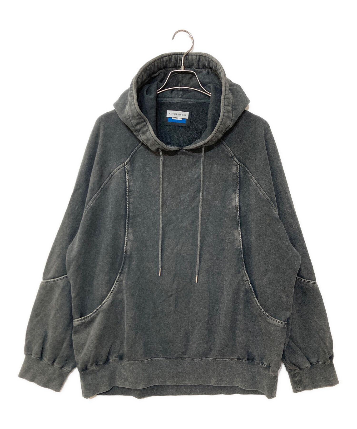 MAISON SPECIAL メゾンスペシャル パーカー F 黒 【古着】【中古】 中古・古着通販】MAISON SPECIAL (メゾンスペシャル) Prime-Over